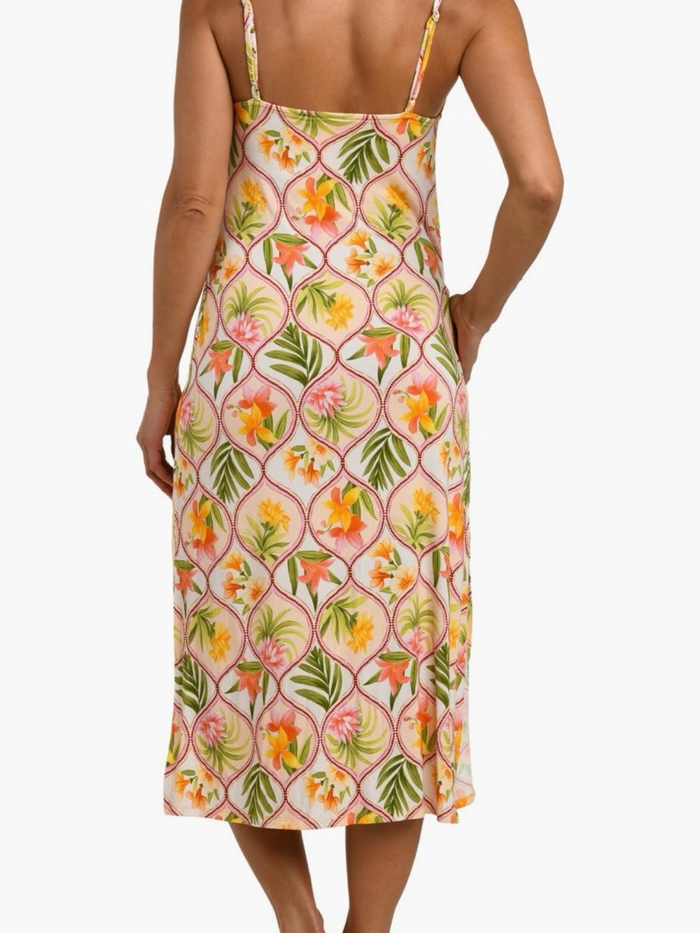 NWT La Blanca Palm Cover-Up Dress , size Large - Picture 2 of 8
